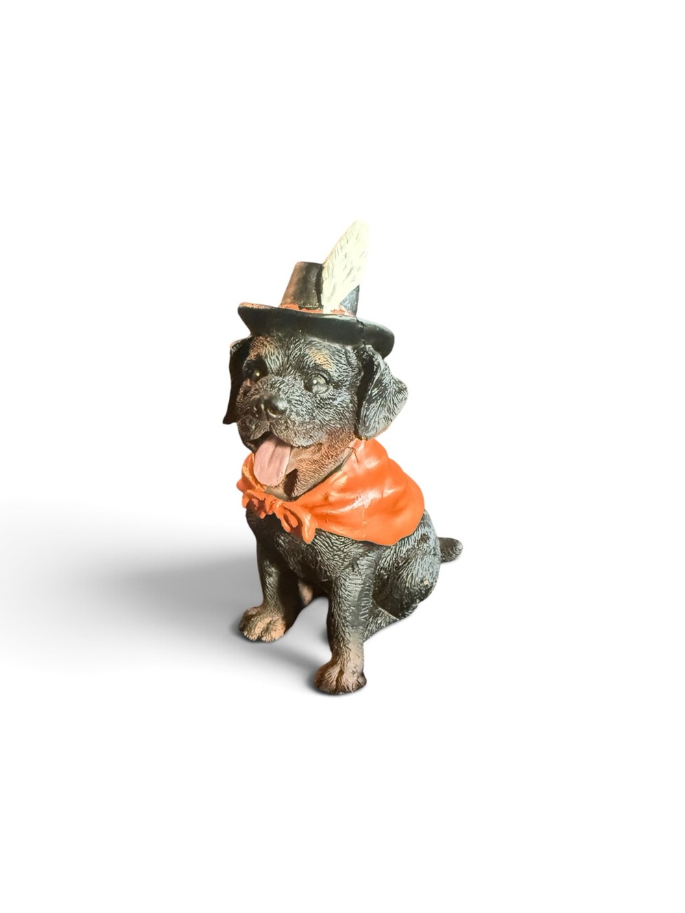 Candy Corn Lane Rottweiler Figurine